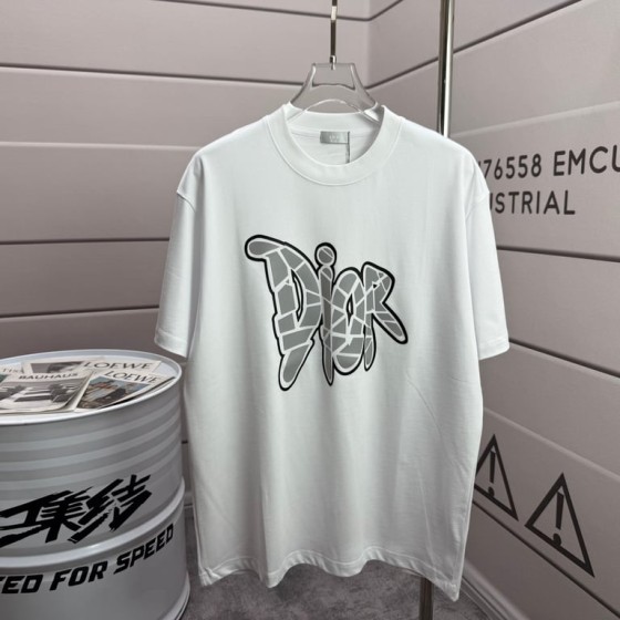 Dior Cracked Logo T-Shirt